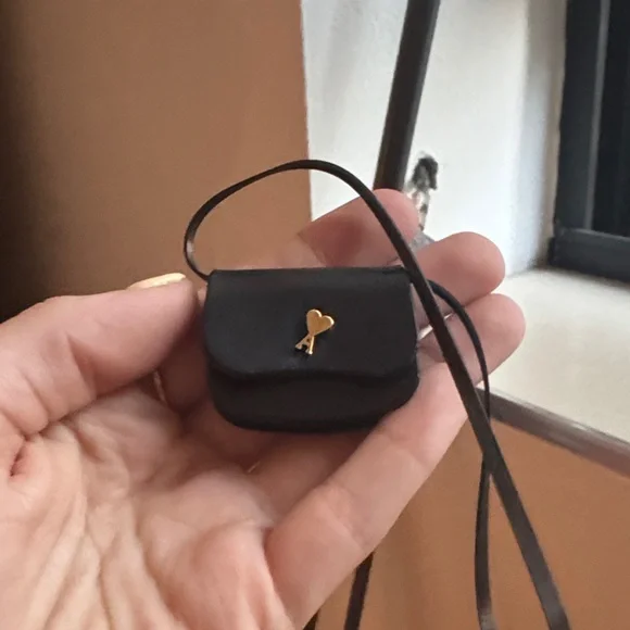 Ami Paris Black Mini Bag